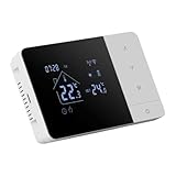 Dtaigou Termostatos Inteligentes para el hogar, termostato WiFi de Calor y frío, Control de Voz, Controlador de Temperatura con Pantalla táctil, para el hogar, casa, Hotel, Interior, Sala de