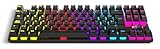 KROM KASIC TKL – Teclado mecánico Gaming RGB tenkeyless con Layout español, switches Rojos, retroiluminación Rainbow, 25 Teclas Anti-ghosting y 12 Multimedia, Modo Juego, USB – Negro
