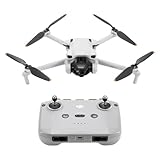 DJI Mini 3 – Dron Mini con cámara ligero y plegable con vídeo 4K HDR, 38 min de tiempo de vuelo, Grabación vertical y funciones inteligentes, con Mando a distancia, C0