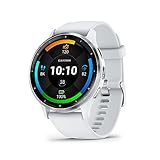 Garmin Venu 3, Smartwatch Premium con GPS, AMOLED, Funciones avanzadas de Salud y Forma física, más de 30 Aplicaciones Deportivas, 14 días de autonomía, Blanco