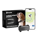 Tractive - GPS perros | 2025 Edición | N.º 1 del mercado | Localización en tiempo real | Alertas antifuga | Monitor de actividad | Avisos de salud | Seguimiento de ladridos (Negro)