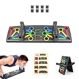 MAGIC SELECT Tabla de Flexiones Multifuncional 14 en 1. Push-Up Rack Board. Tabla Push Up Plegable con Asas para Entrenamiento Muscular, Ejercicios en Casa, Fitness. Tabla para ABS.