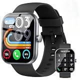 2026 Reloj Inteligente Hombre Mujer, 1.96' Smartwatch con Llamadas Bluetooth y Whatsapp Notificación, IP68 Pulsera Actividad con 100+ Modos Deportivos, Pulsómetro, Monitor de Sueño para Android iOS