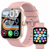 2026 Reloj Inteligente Hombre Mujer, 1.91' Smartwatch con Llamadas Bluetooth y Whatsapp Notificación, Pulsómetro, IP68 Pulsera Actividad con 100+ Modos Deportivos, Monitor de Sueño para Android iOS