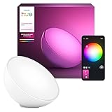 Philips Hue Go Lámpara de Mesa LED, lámpara inteligente con Bluetooth, Luz led Blanca y luces de Colores, Compatible con Alexa y Google Home