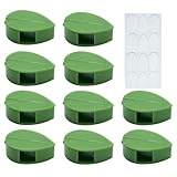 Sghtil Clips de pared para escalar plantas, pinzas para soporte | 10 piezas de clips adhesivos | Utensilios y gadgets ajustables reutilizables no dañinos para cobertizo de jardín en el interior
