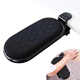 Reposabrazos para Escritorio, Reposabrazos de Muñeca Ajustable, 180° Rotación Reposamuñecas para Ordenador, Soporte Giratorio para Reposamuñecas, Extensor de Escritorio para Oficina, Negro