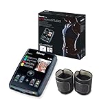 Beurer EM95 Electroestimulador Digital Cuerpo con Bluetooth, EMS, app Homestudio, 4 Canales, Cargador USB, Color Negro