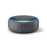 Echo Dot (3.ª generación) - Altavoz inteligente con Alexa, tela de color antracita