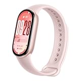 Xiaomi Smartband 10, Pulsera de Actividad, Reloj Inteligente, Pantalla AMOLED de 44mm Carga rápida, 150+ Modos Deportivos, Monitorización de Salud y sueño, HyperOS 2.0, Impermeable 5ATM, Brújula, Rosa