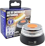 Hepoluz Luz de emergencia V16 geolocalizada y homologada con conectividad IoT eSIM y certificación DGT 2026, con la compañia telefonica de mayor cobertura